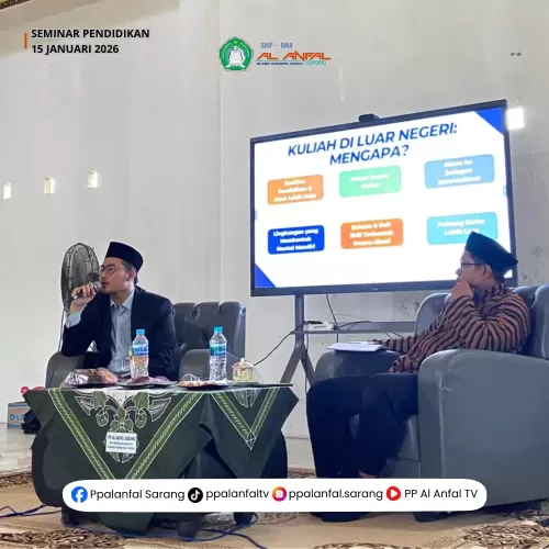 Belajar Mengenali Potensi Diri Al Anfal Gelar Seminar Pendidikan Bertema 